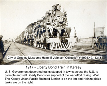 1917 Liberty Bond Train Kersey