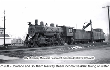 Colorado Southern Railway Steam Locomotive