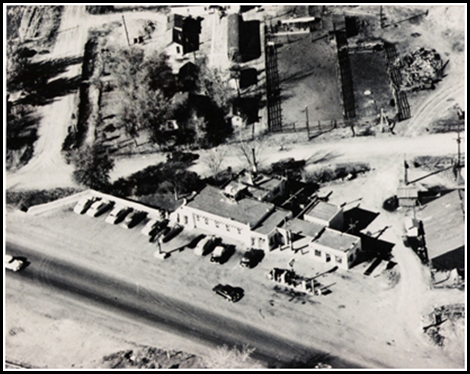 Pepper Pod Restaurant Aerial Image 1948