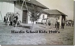 Hardin School Kids 1940