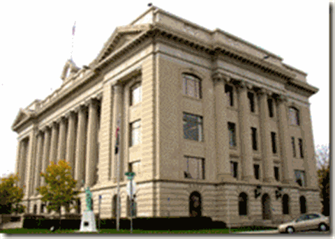A color photograph of the Weld County Court House