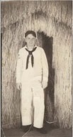 Edgar Allison in a Navy uniform